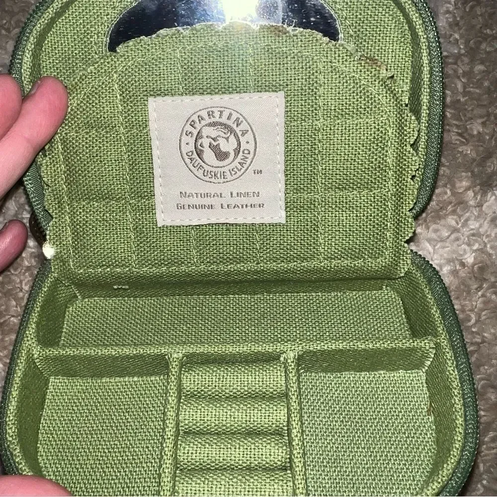 spartina Blue and Green Floral mini case